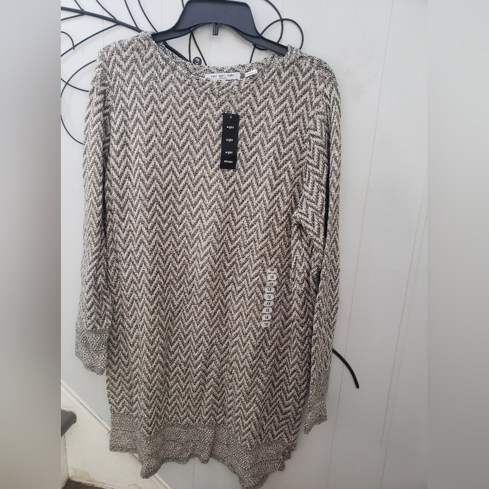Eight eight eight women's 1x sweater